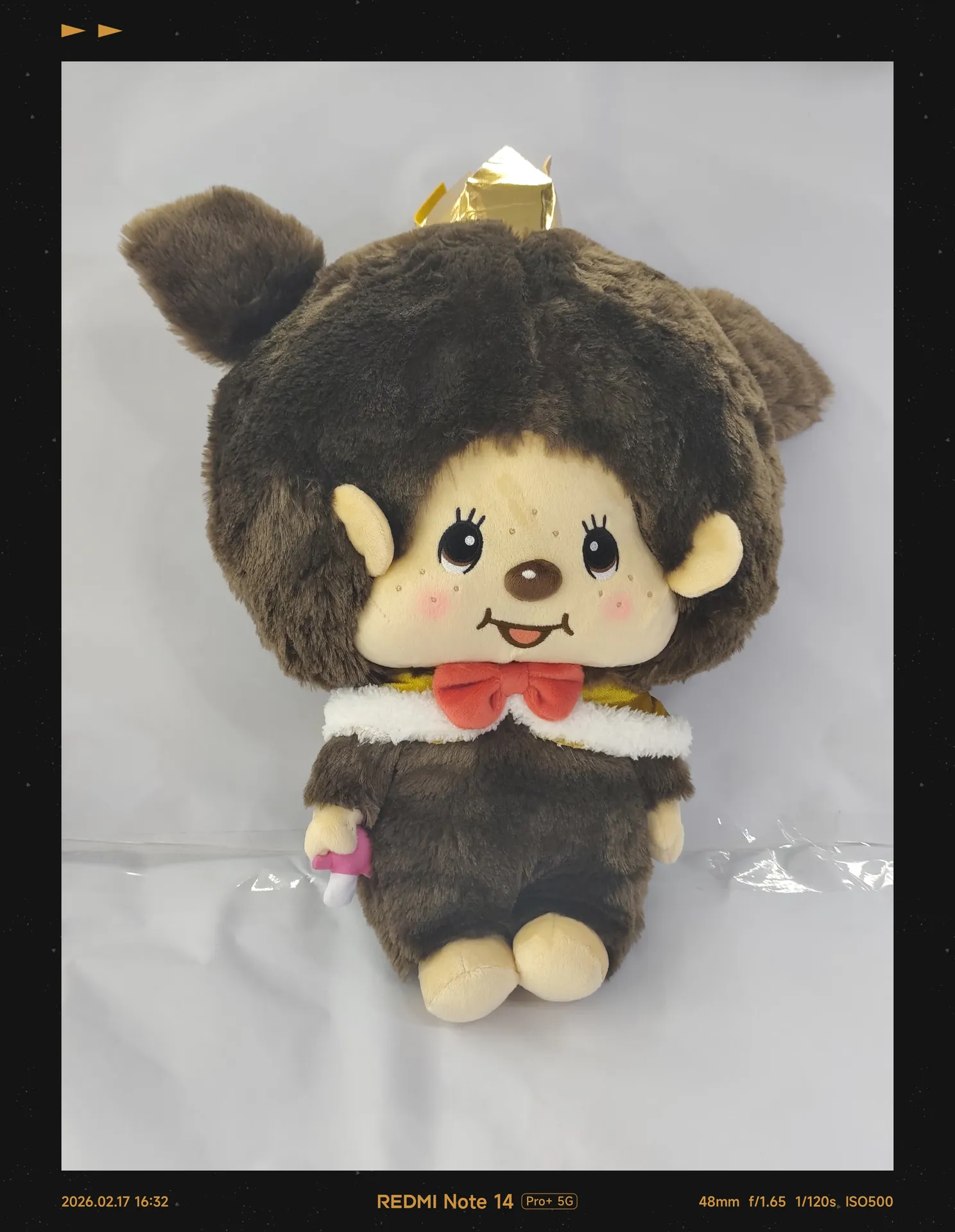 peluche  Monchhichi rey