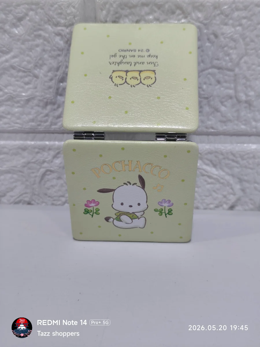 Espejo Doble de Bolsillo Sanrio – Pochacco Vintage Green