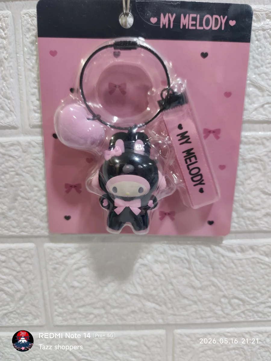 Llavero Correa My Melody Black Cat Disfraz de Gatito Negro (Sanrio Original
