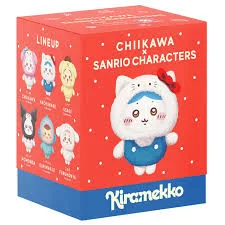 Figura Blind Box Gray Parka Service Chiikawa x Sanrio Characters - Kiramekko (Caja Sorpresa)