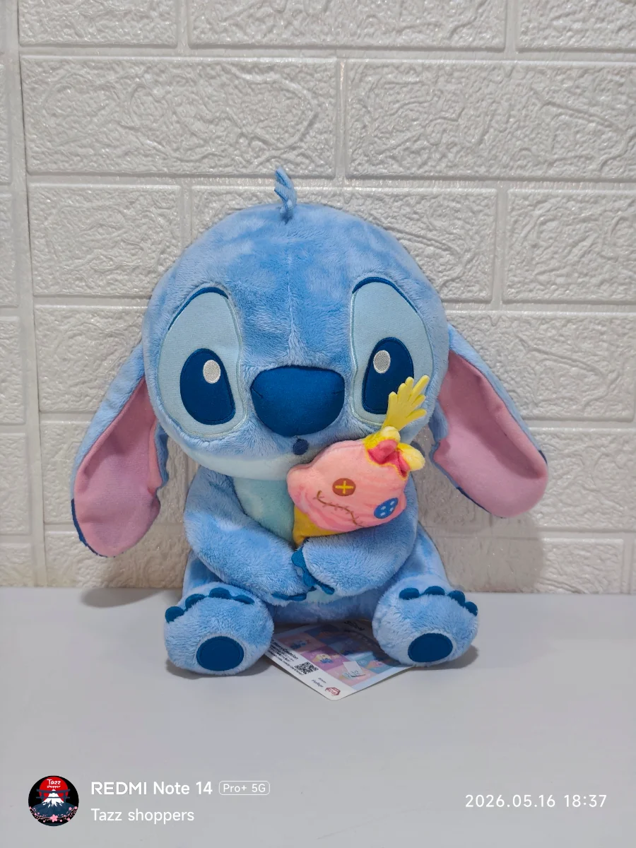 Peluche Stitch con Helado de Trapos / Scrump (Disney Original)